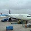 a plane parked on the tarmac