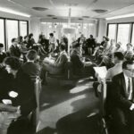 Why did they decide to use a mobile lounge at Washington Dulles?