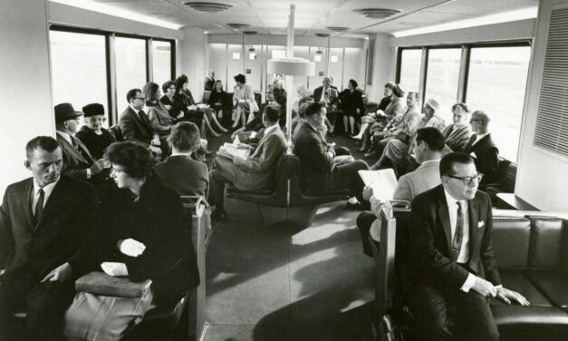 Why did they decide to use a mobile lounge at Washington Dulles?