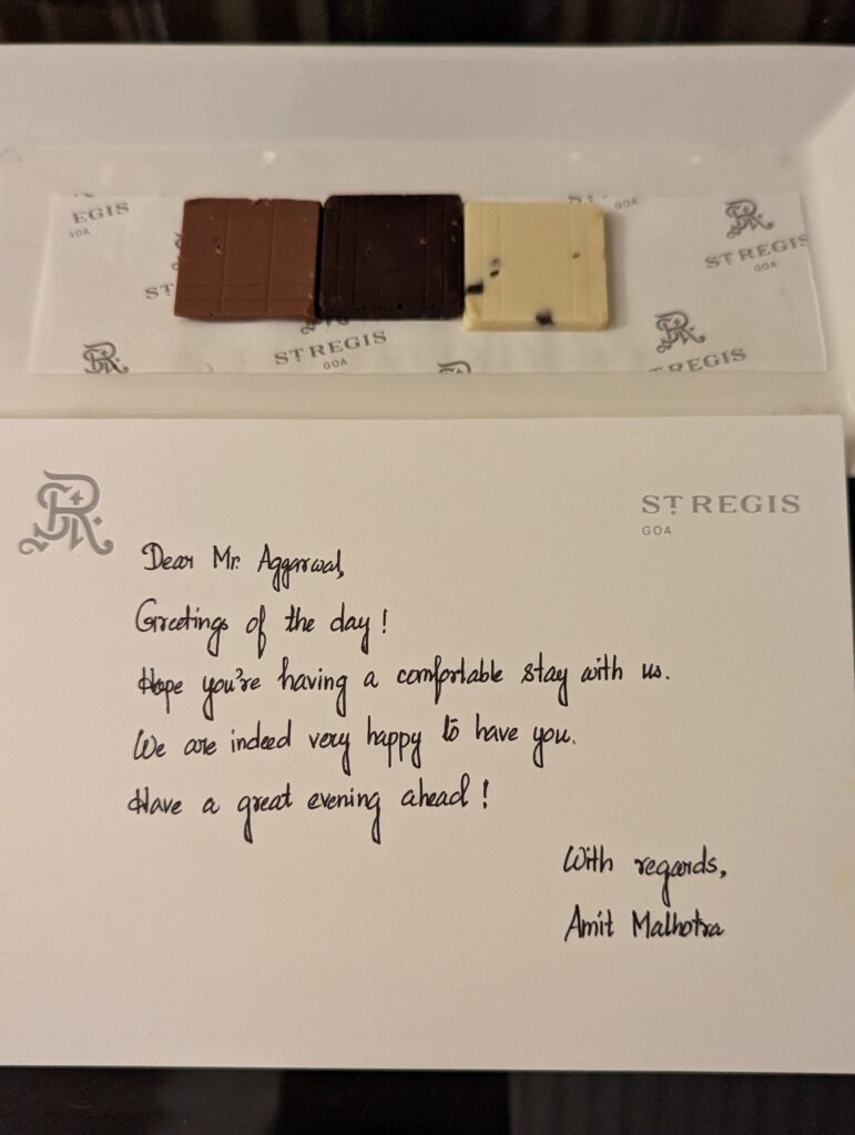Chocolate with a letter