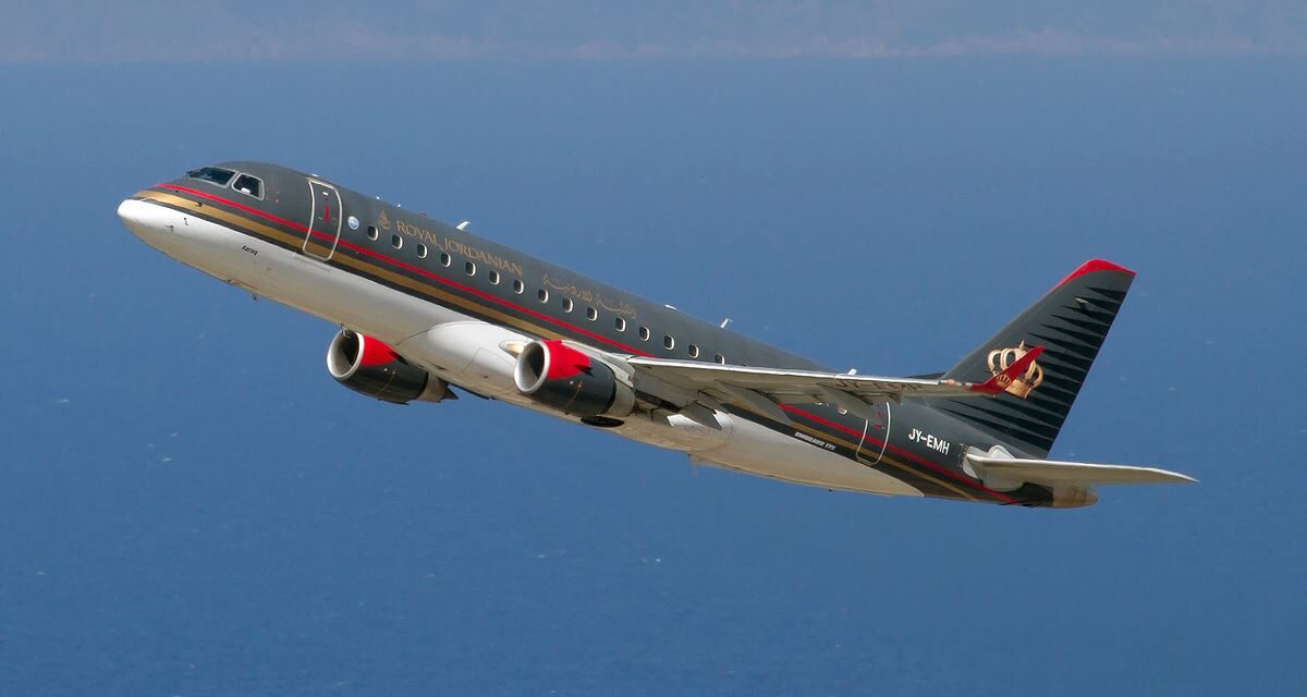 Royal Jordanian leases six Embraer E2 from Azorra and purchases two more