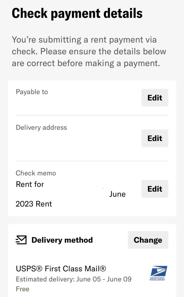 Pay Rent via Check Using the Bilt App
