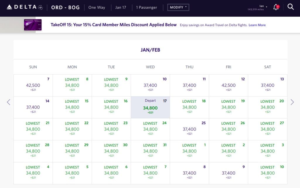 a screenshot of a flight schedule