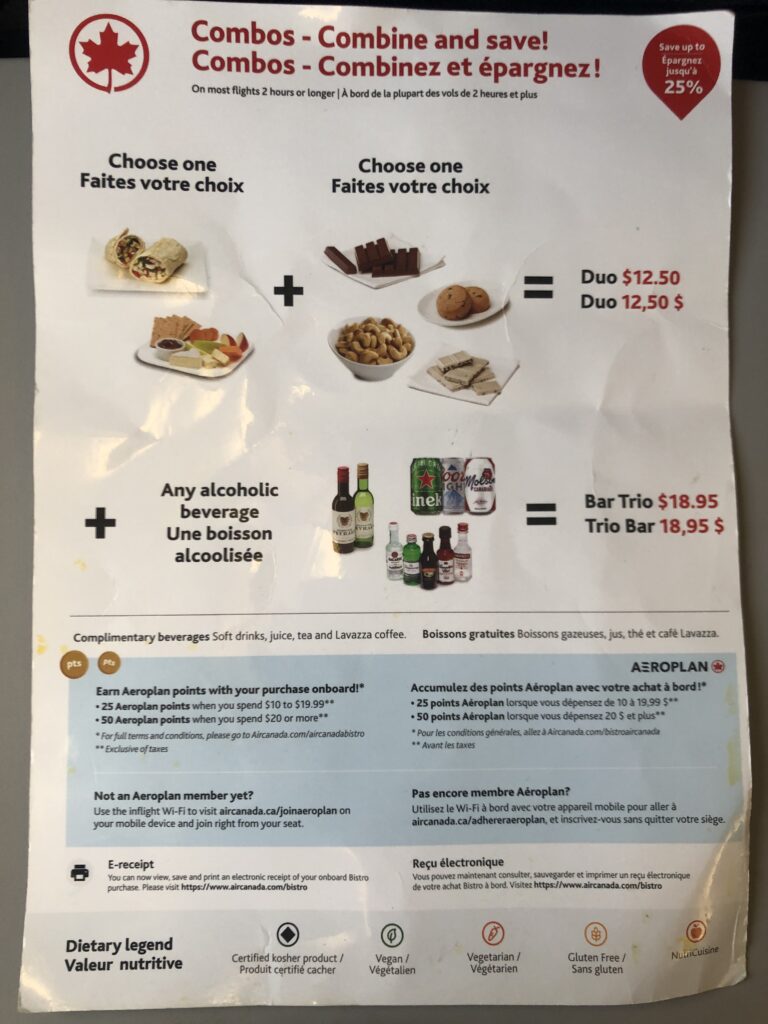 a poster with food and drinks on it