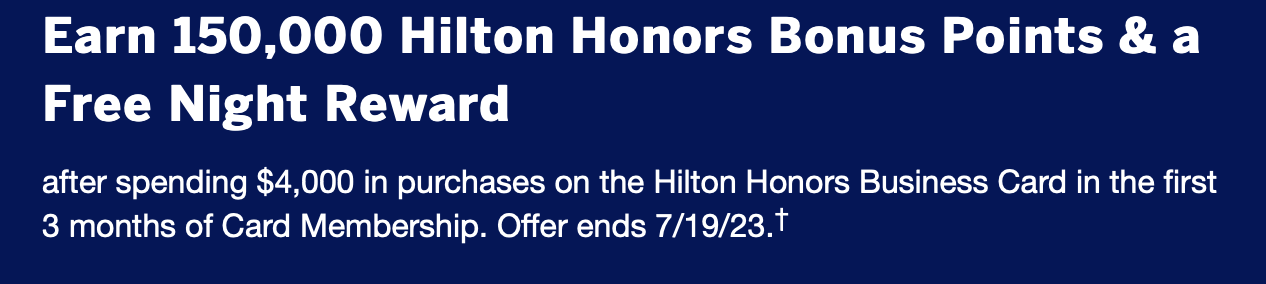 Hilton offers ending soon: Up to 150,000 points + 1 free night