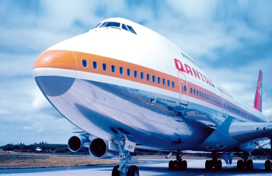 a large airplane on the runway