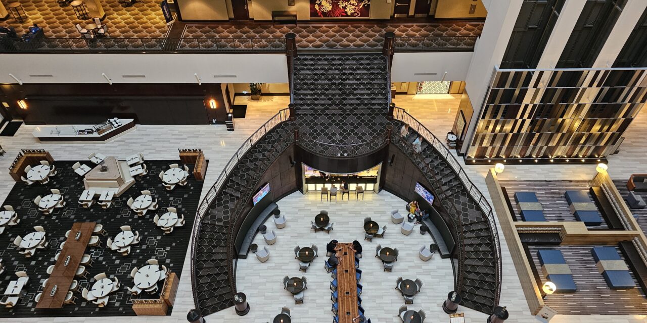 A week in Nashville at the Hilton Downtown.