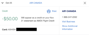 airline credit