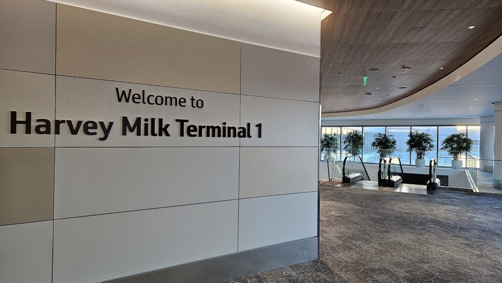 Terminal 1 at San Francisco airport