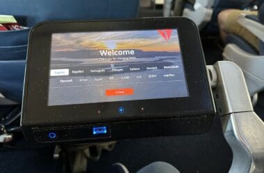 a screen on a plane