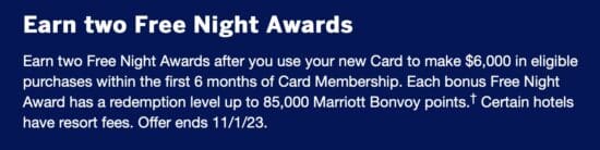 Marriott Bonvoy points