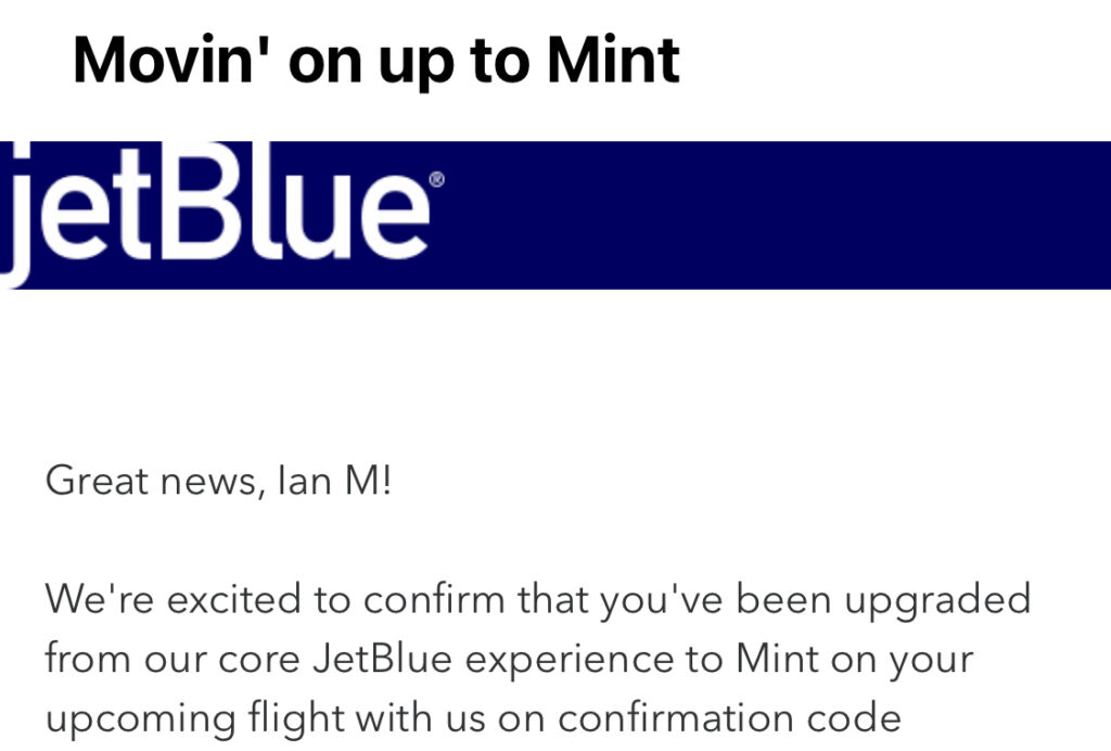 Move to Mint email confirmation