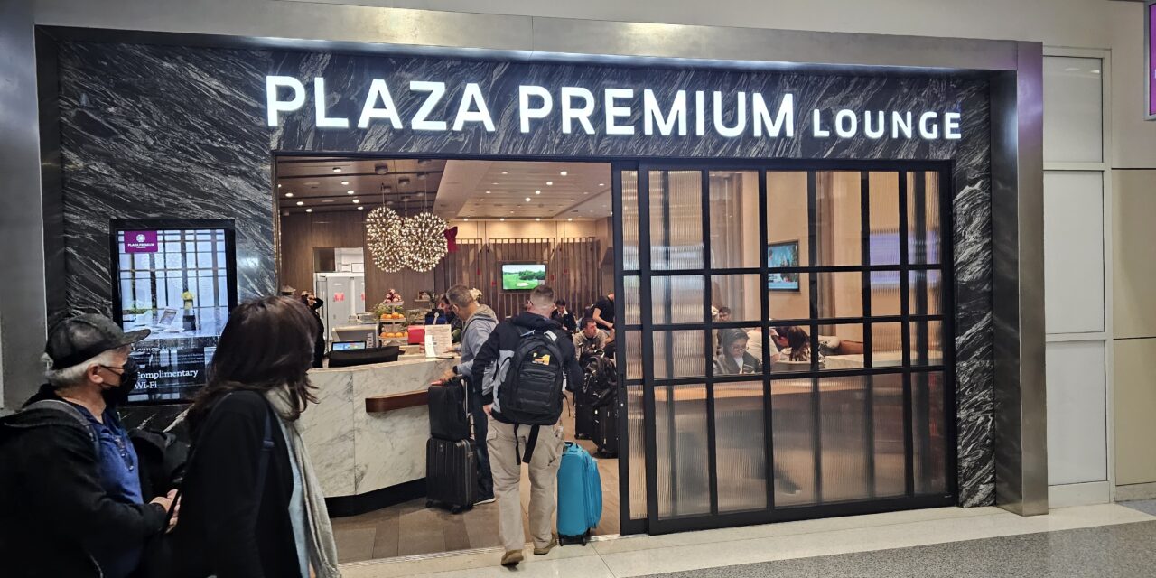 Plaza Premium Lounge in DFW airport