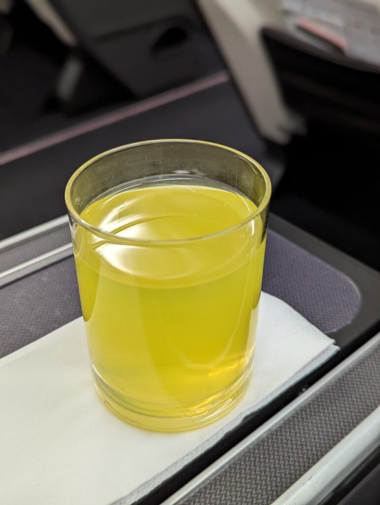 Gulf Air Lemon Mint Juice
