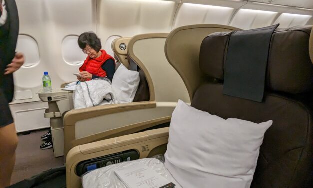 Air Canada Business Class Seat Blocking