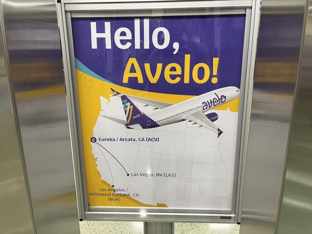 New Avelo ACV to LAS service