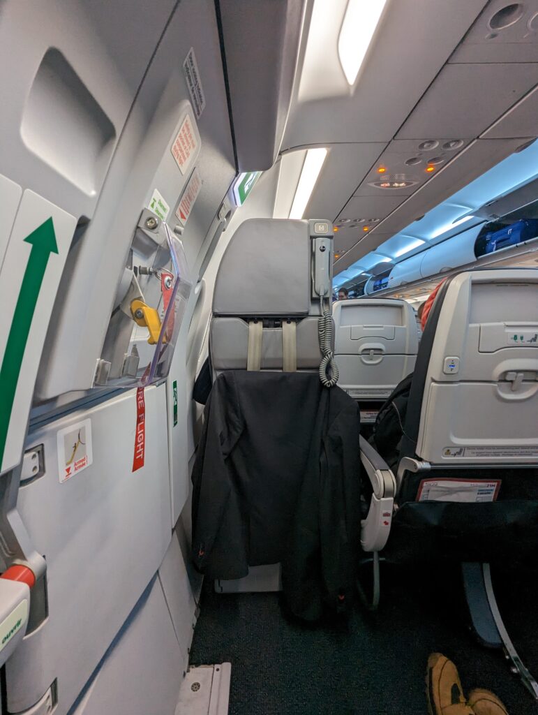 Air Canada Rouge Emergency Exit Seat