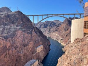 a bridge over a river