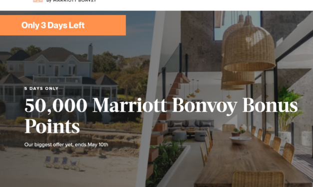 3 Days Left to Earn 50,000 Bonus Points with Marriott Homes & Villas