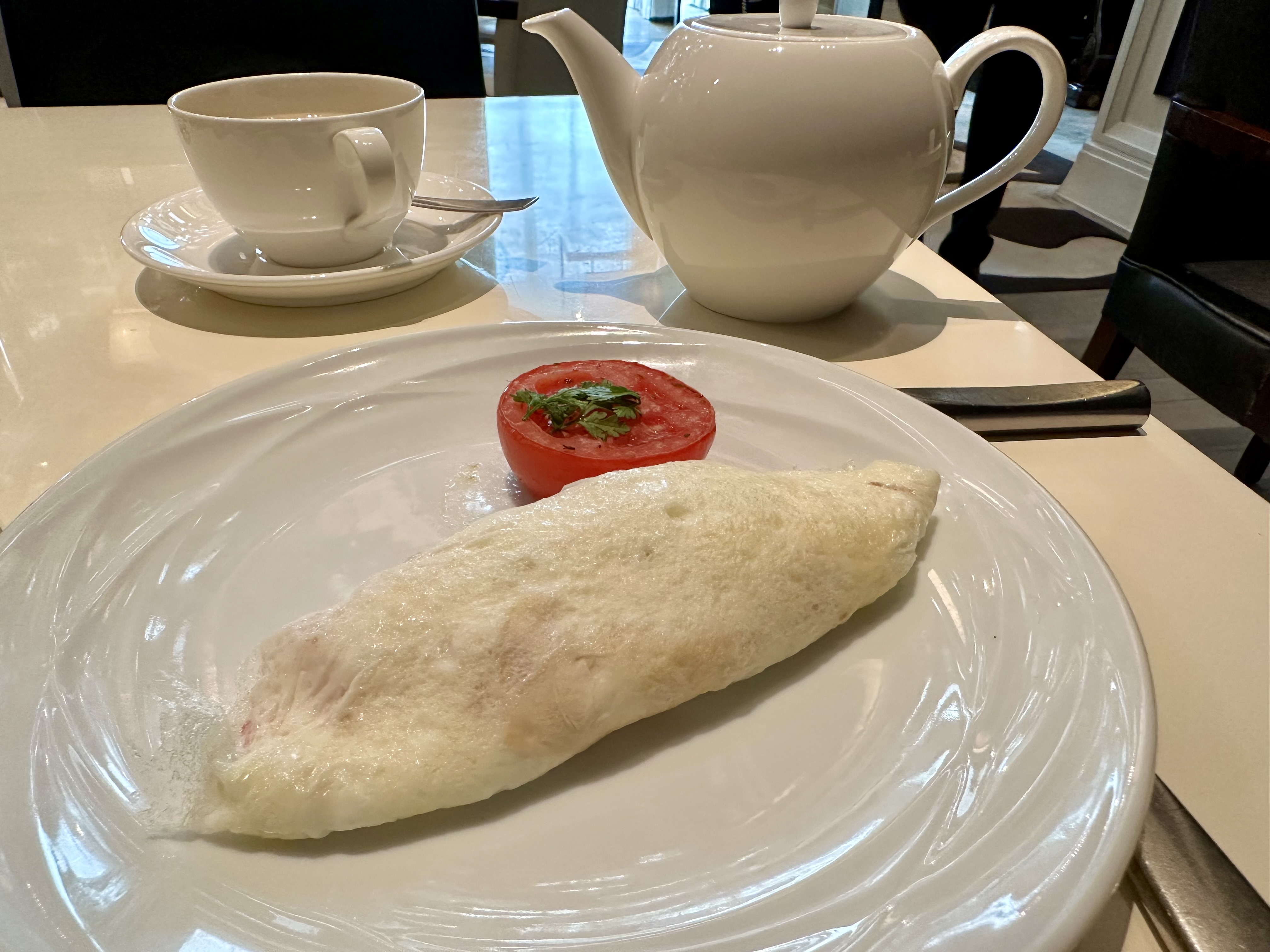breakfast at the Mandarin Oriental Taipei