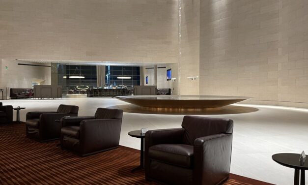 Sadly, I didn’t love Qatar Airways’ Al Safwa First Class lounge in Doha