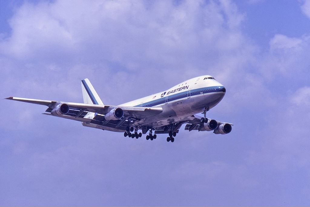 a plane flying in the sky