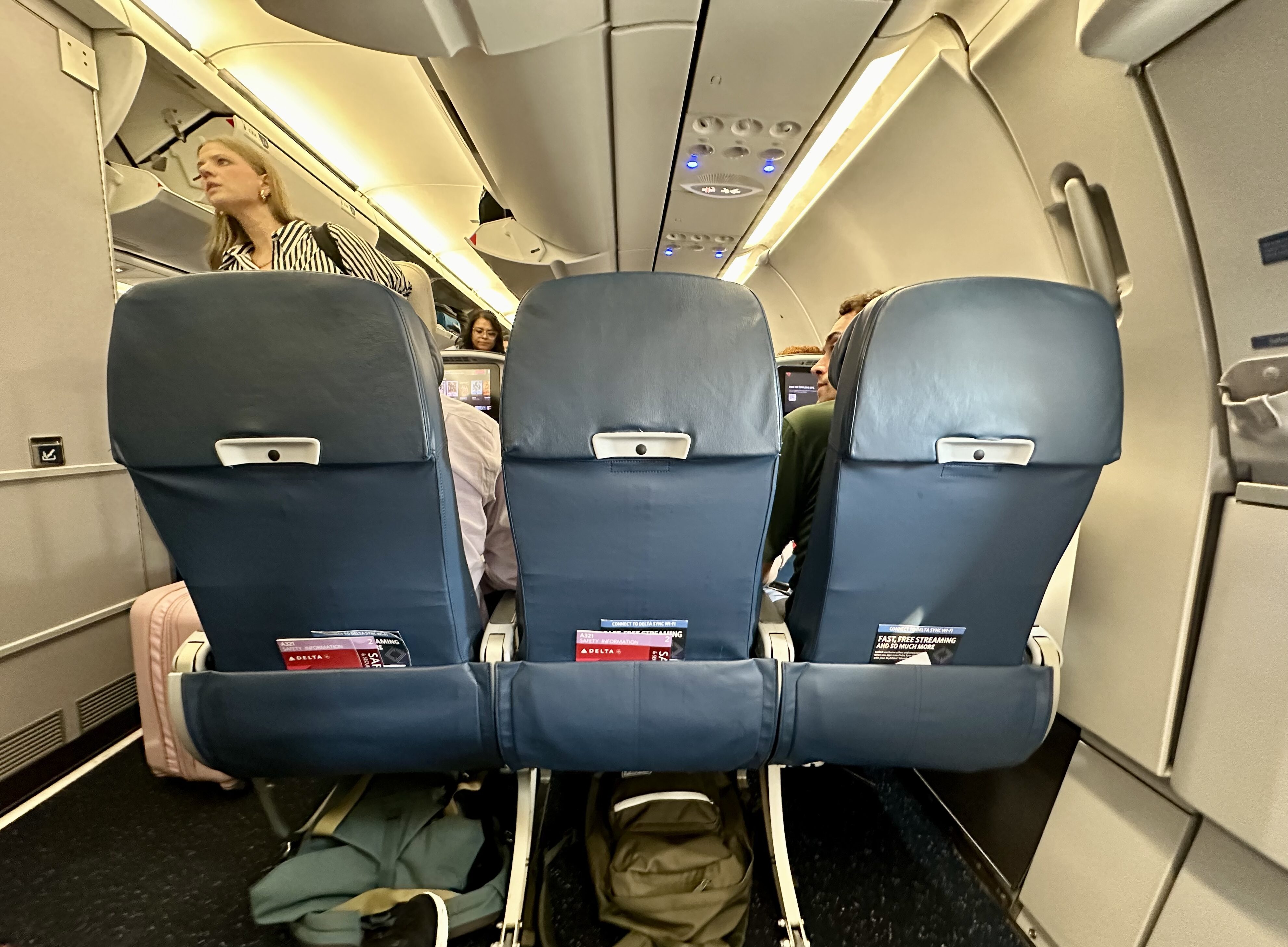 Delta A321 Main Cabin Seats in row 26.