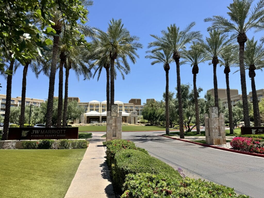 a road leading to a building