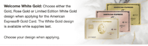 amex gold card