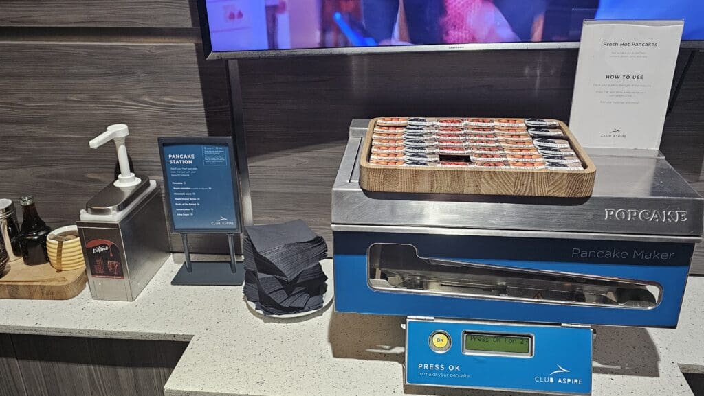 a tray of food on top of a machine