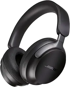 A pair of Black Bose QuiteComfort Ultra Headphones on sale now