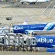 JetBlue aircraft parked at the gate at New York-JFK Airport