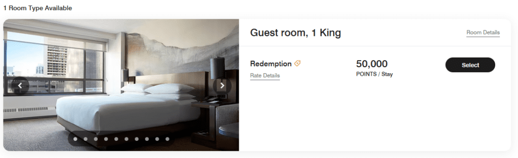 a screenshot of a hotel room