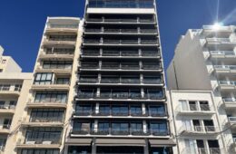 a building with many balconies