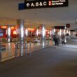 people walking in an airport