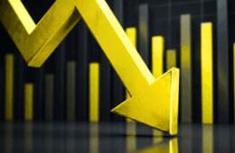 A yellow arrow pointing down