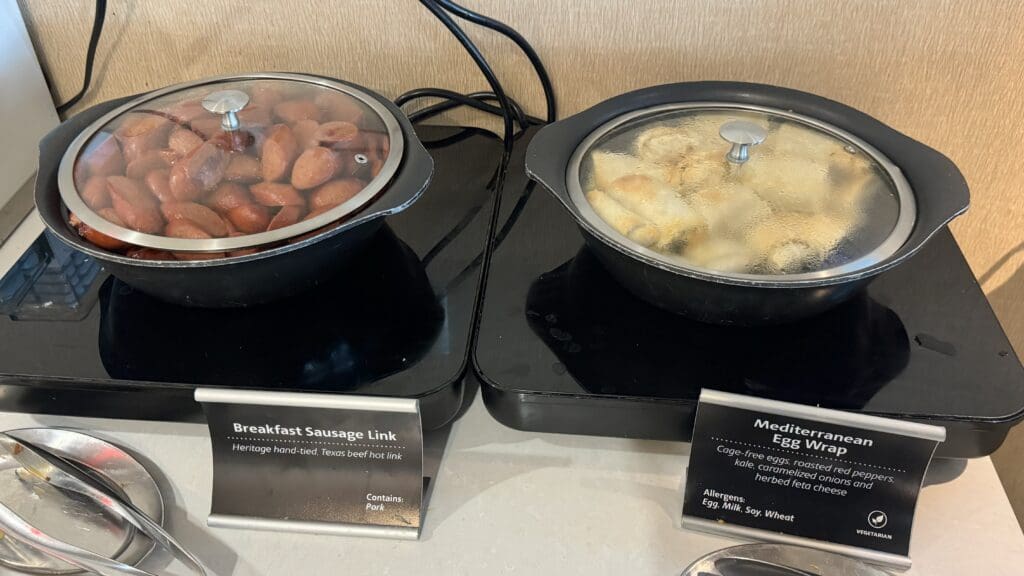 two bowls of food on a table