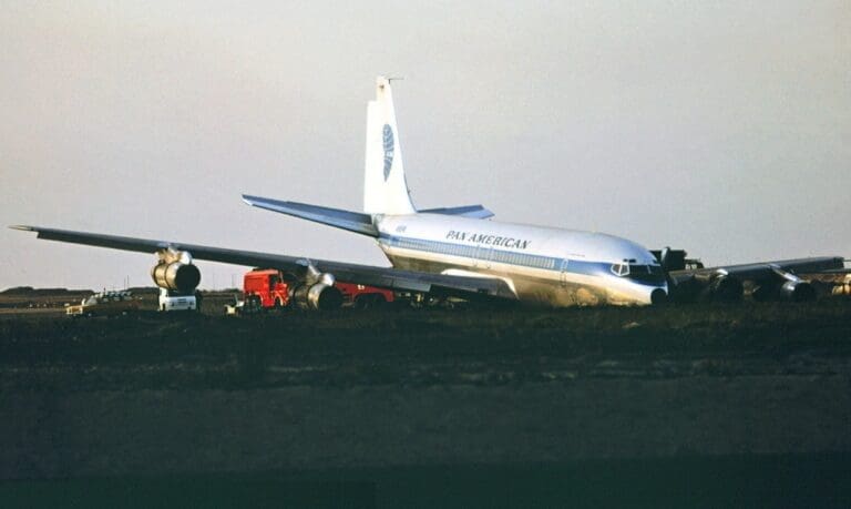 an airplane on the ground