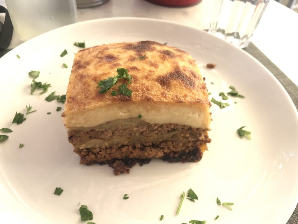 moussaka I enjoyed during 24 hours in Athens