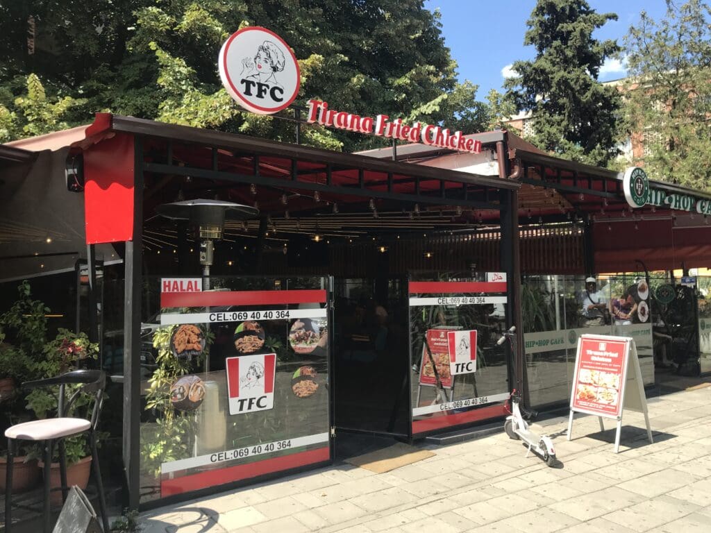 Tirana Fried Chicken stand