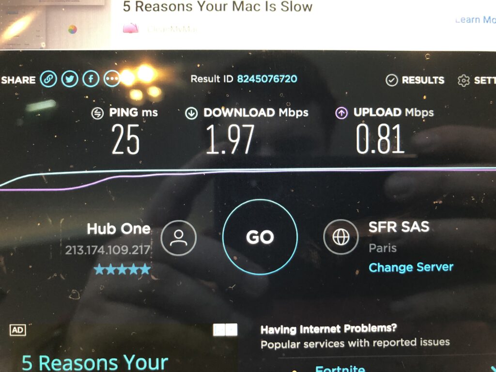 Cathay Pacific Lounge Paris CDG Wifi Speed