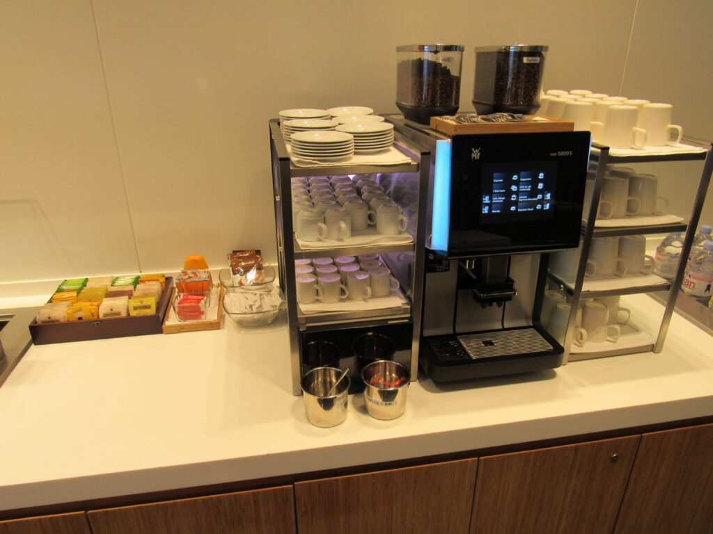 Cathay Pacific Lounge Paris CDG Espresso Machine