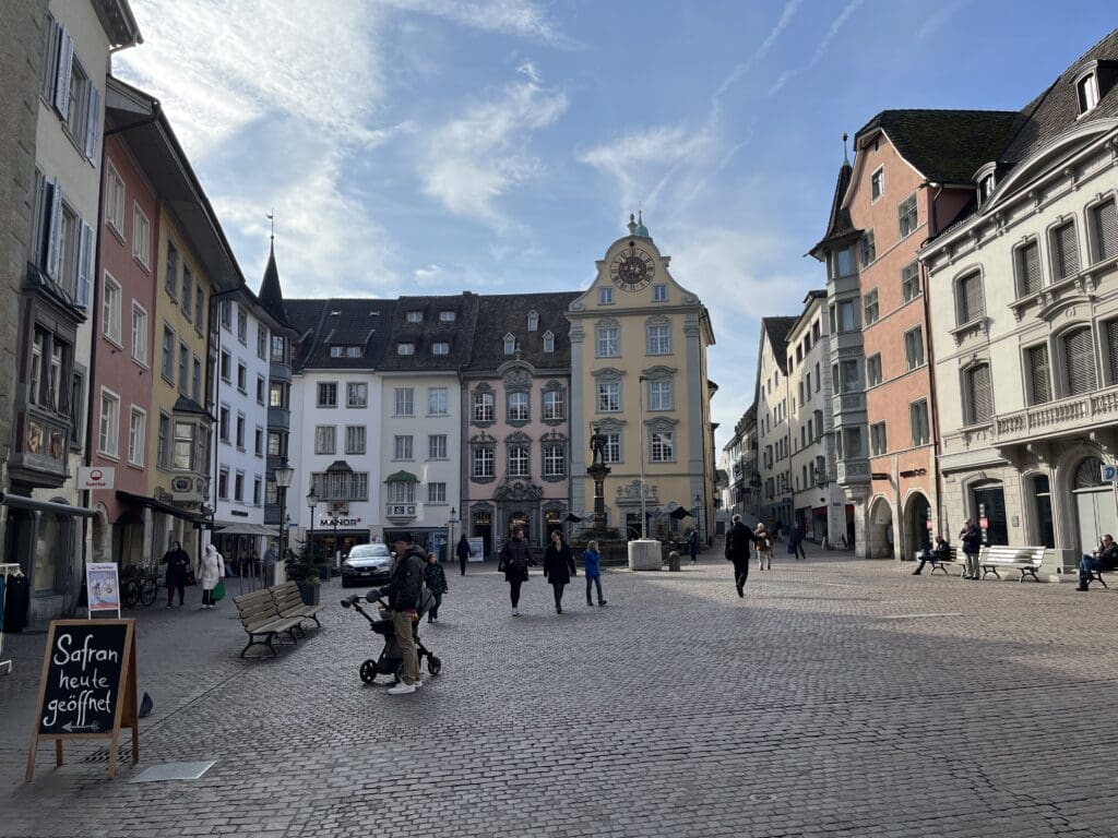 city square of Schaffhausen