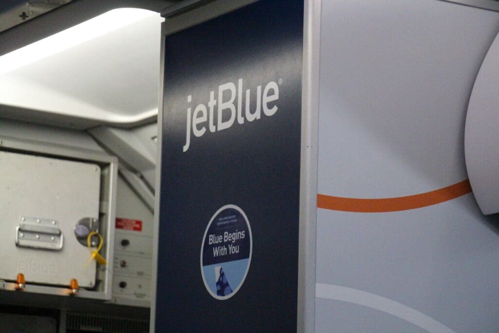 Jetblue FlyFi Sign