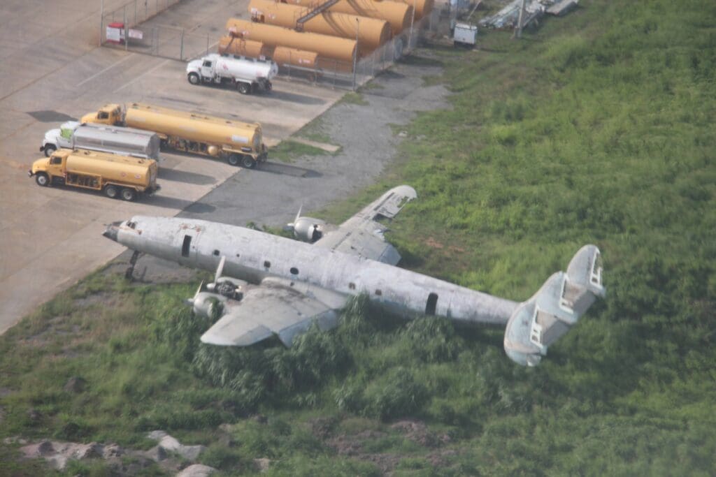 Abandoned Lockheed Constellation at BQN