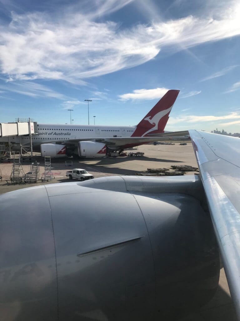 Qantas A380 at Sydney