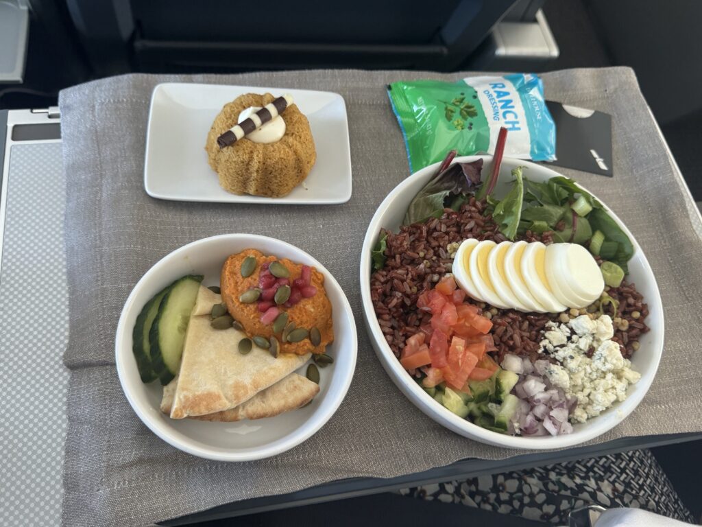 a bowl of food on a table