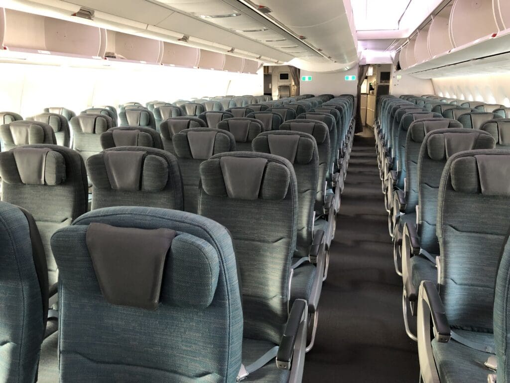 Cathay Pacific A350 Economy Class Cabin