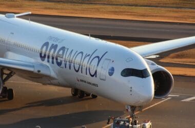 Japan Airlines A350 with Oneworld Livery