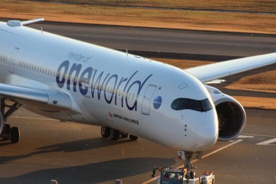 Japan Airlines A350 with Oneworld Livery